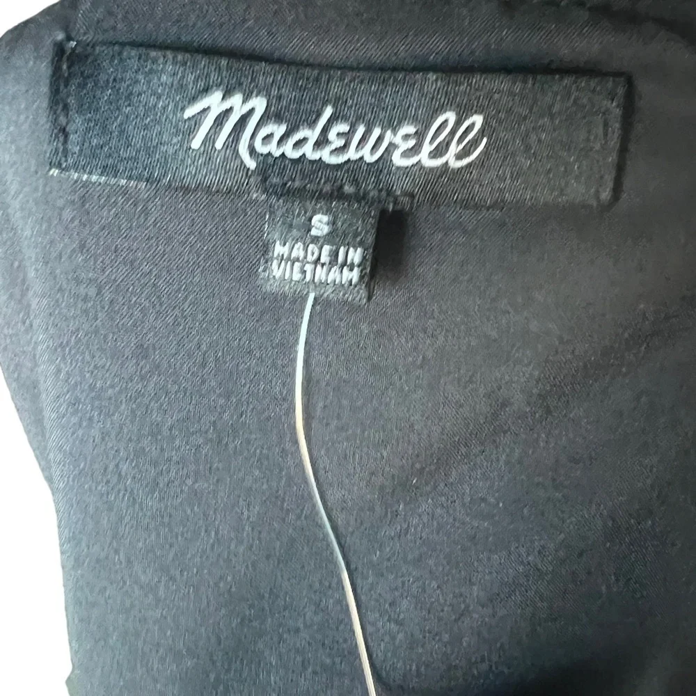 MADEWELL Georgette Ruffle-Wrap Mini Dress in Aster Portrait - Picture 9 of 10